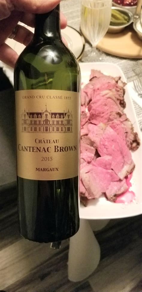 Chateau Cantenac Brown Margaux Grand Cru Classé 2015 Bordeaux France