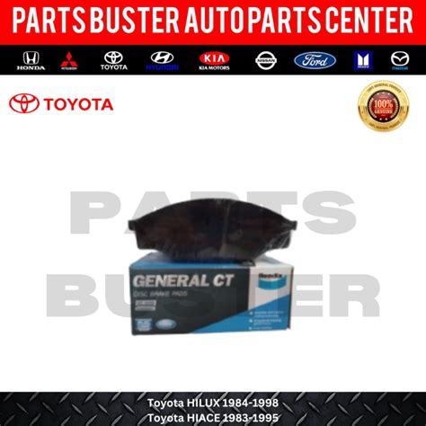 Genuine Bendix Brake Pad FRONT For TOYOTA HILUX 1984 1998 HIACE 1983