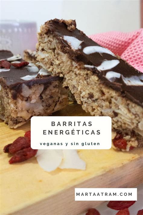 Barritas Energ Ticas Veganas Y Sin Gluten De Chocolate Y Coco Marta