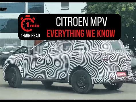 (1-min read) Citroen MPV - Next big Ertiga rival? » MotorOctane