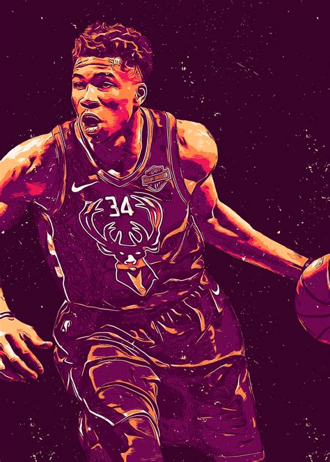 Poster Bilde Giannis A Greek Freak Basketball Player Merchandise