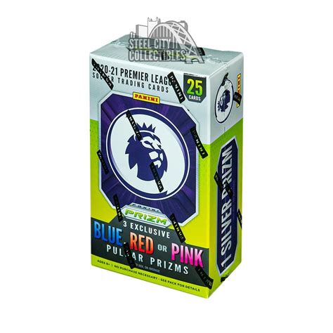 Panini Prizm English Premier League Soccer Cereal Box Steel