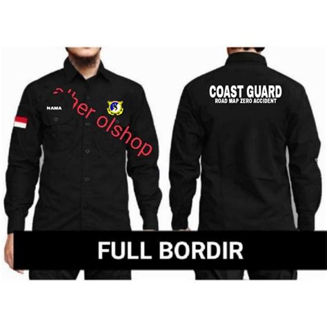 Jual Kemeja Coast Guard Baju Coast Guard Seragam Coast Guard Pdh Coast Guard Kemeja Kerja Coast