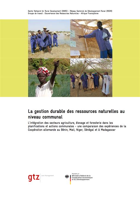 La Gestion Durable Des Ressources Naturelles Au Niveau Communal Snrd Africa