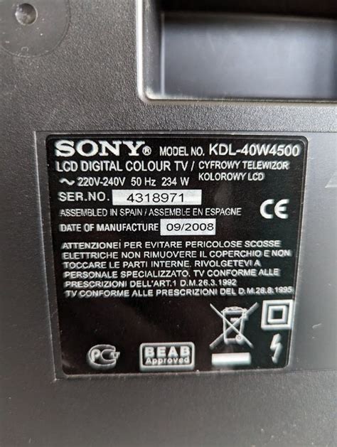 Sony 40 Zoll LCD KDL 40W4500 Kaufen Auf Ricardo