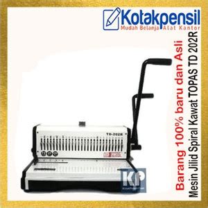 Jual Mesin Jilid Spiral Kawat TOPAS TD 202R Mesin Binding TOPAS TD 202