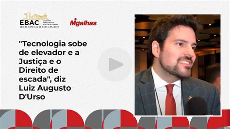 Tecnologia Sobe De Elevador E A Justi A E O Direito De Escada Diz