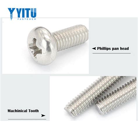 Carbon Steel Din Cross Recessed Raised Cheese Head Screw