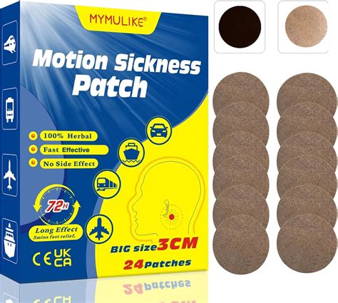 24 Counts MYMULIKE Motion Sickness Patches With Motion Sickness