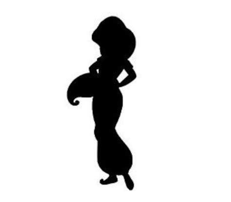 Princess Jasmine And Aladdin Silhouette