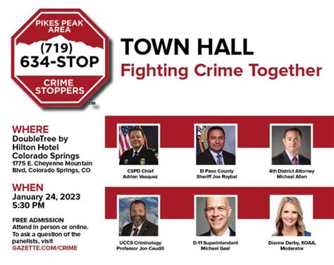 Crime Stoppers Town Hall | Colorado Springs