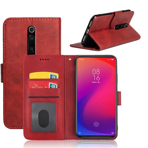 Mks Funda Abatible Para Xiaomi Redmi K Billetera De Lujo De Cuero