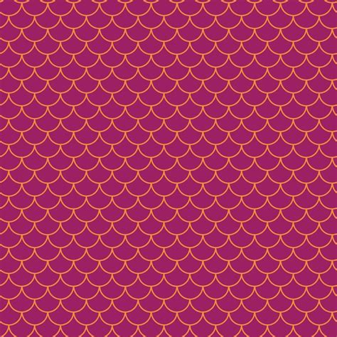 Abstract Orange Fish Scale Pattern With Maroon Background 26696642