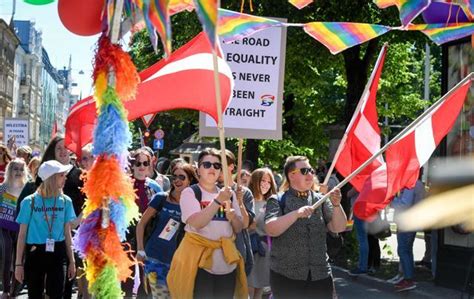 See Pics Rainbow Flags Fly Across Europe At Gay Pride Parades World