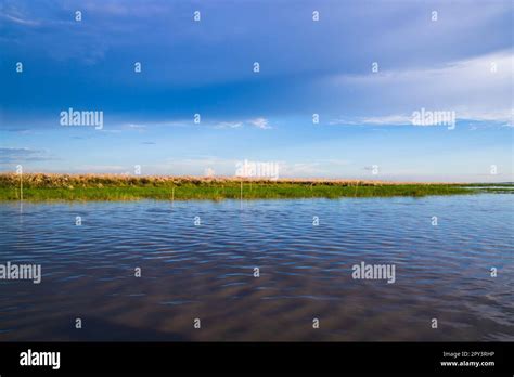 Beautiful Landscape View Of Padma River In Bangladesh Stock Photo Alamy