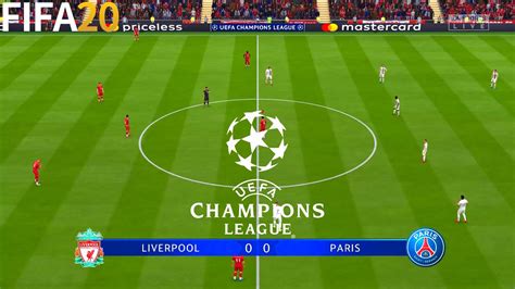 FIFA 20 Liverpool Vs PSG Champions League Full Match Gameplay