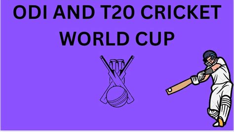 ODI AND T20 CRICKET WORLD CUP WINNERS LIST - Exam Guide Hub