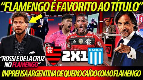 Imprensa Argentina De Queixo Ca Do O Flamengo De La Cruz No