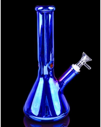 12” Slotted 4 Arm Tree Perc Glass Bong Water Pipe Blue The Greatest