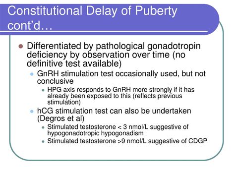 Delayed Puberty
