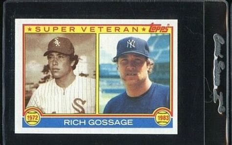 1983 TOPPS SUPER VETERAN 241 RICH GOOSE GOSSAGE HOF NEW YORK YANKEES