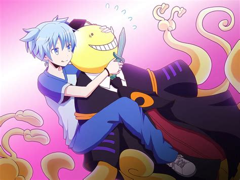 Hd Wallpaper Anime Assassination Classroom Koro Sensei Nagisa Shiota Wallpaper Flare