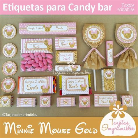 Golosinas Candy Bar Etiquetas De Unicornio Para Imprimir