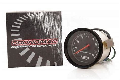 Contagiros Fusca Rpm Mm St Preto Cronomac U Sp Borda