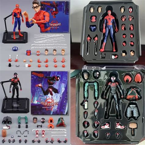 Sentinel Action Spiderman Miles Morales Action Figure Model Spider Man