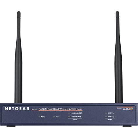 Netgear Prosafe Dual Band Wireless Access Point Wag102na Bandh