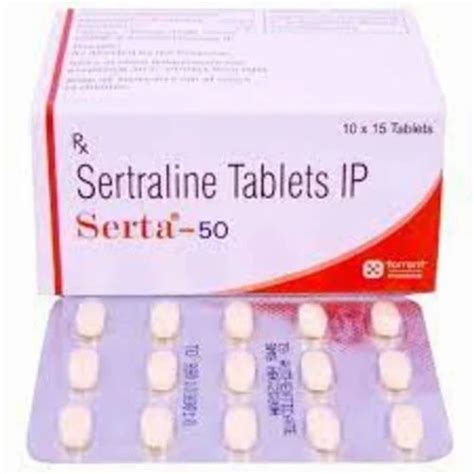 SERTRALINE Serta 50 MG 10 X 10 Prescription At Rs 184 Stripe In