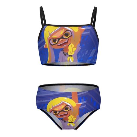 Splatoon Girls Bikini Swimsuits Two Piece Beach Bathing Suit Swimwear Y Cm Walmart