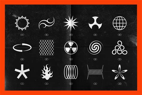 Chrome Vector Abstract Shapes Bundle On Behance