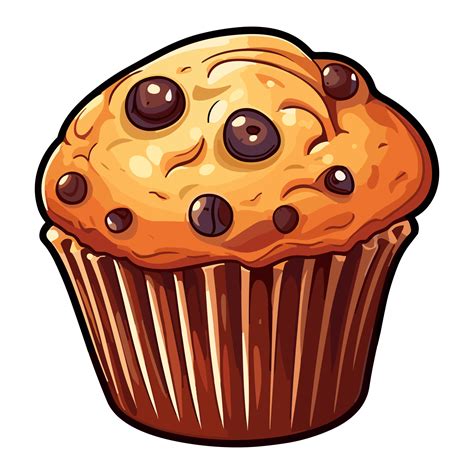 Delicious Chocolate Muffin On Transparent Background Png