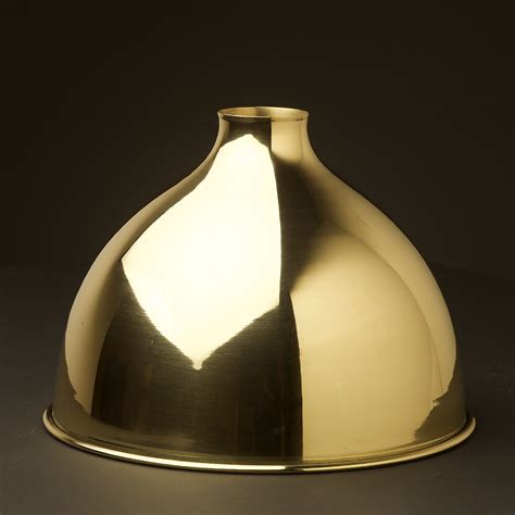 Polished Brass Dome Light Shade 10 5 Inch