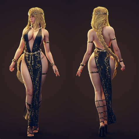 Elden Ring Queen Marika The Eternal Shop Assets 3D