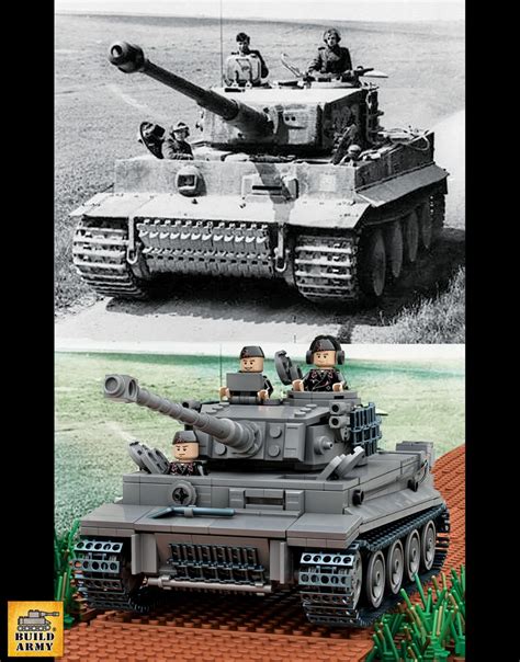 Tiger 1 Tank Ausf E Sd Kfz 181 Premium Lego Hybrid 47 Lego