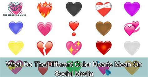 What Do The Different Color Hearts Mean On Social Media