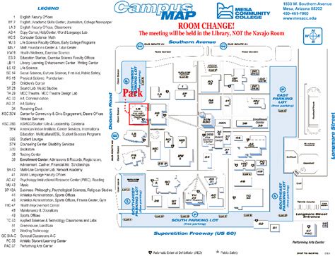 San Diego Mesa College Campus Map Map