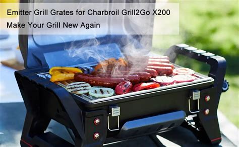 Suona Grill Grates For Charbroil Grill2go X200 Tru Infrared 21401734 21401856