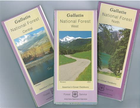 Gallatin National Forest Trail Map