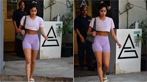 Janhvi Kapoors Gym Athleisure Is The Fitness Fashion Inspo We Need