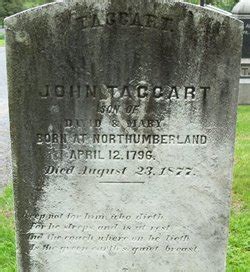 John Taggart M Morial Find A Grave