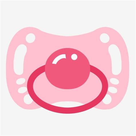 Pink Pacifier Clipart Hd Png Cartoon Baby Small Fresh Pink Pacifier