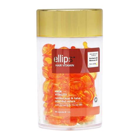 Ellips Hair Vitamin Hair Vitality With Ginseng And Honey Oil 1 Jar 50