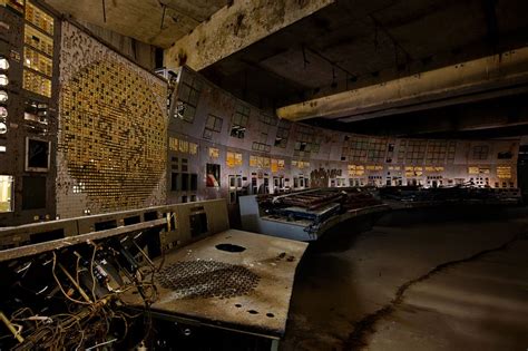 Chernobyl Nuclear Power Plant control room : AbandonedPorn