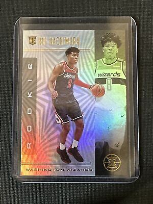 Rui Hachimura Panini Illusions Rookie Rc Washington