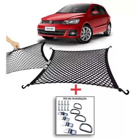 Rede Porta Malas Vw Gol kit De Argolas Para Fixação Parcelamento sem