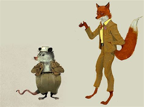 Living Lines Library: Fantastic Mr. Fox (2009) - Concept Art