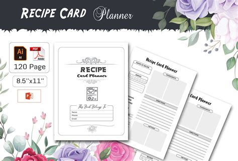 Recipe Card Graphic By Designhut · Creative Fabrica